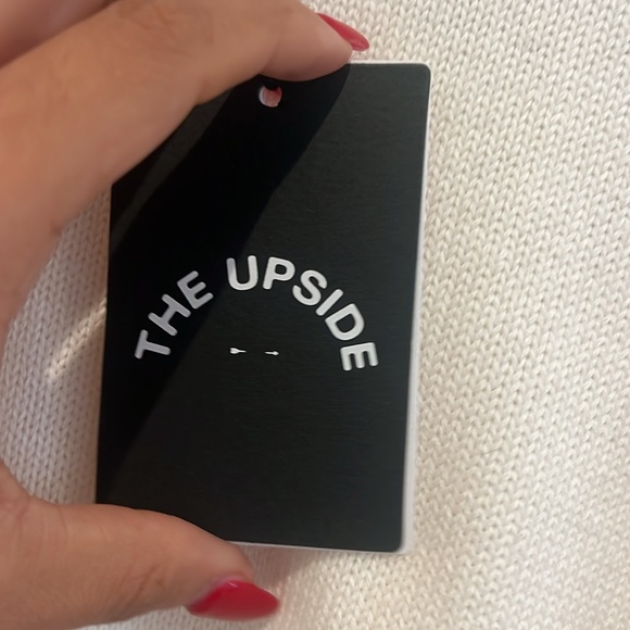 🤎THE UPSIDE Boo striped cotton top - Picture 12 of 13